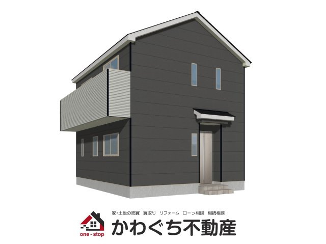 【外観パース】 | Cradle garden　仙台市太白区袋原第１７　１号棟