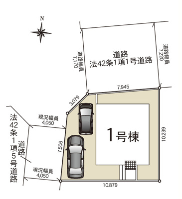 【区画図】 | Cradle garden　仙台市太白区袋原第１７　１号棟