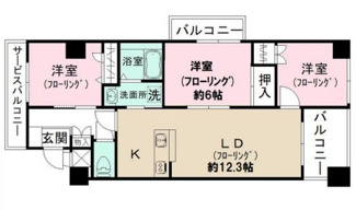 【間取り】 | フラッツ芝間 | 間取りです。