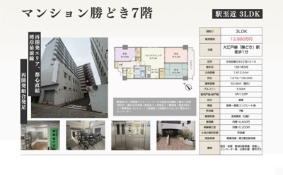 【その他】 | マンション勝どき　仲介手数料無料＋60万円現金プレゼント中
