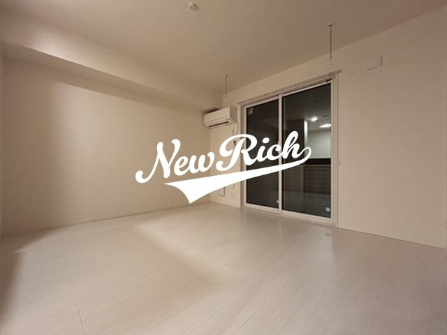 前橋市青柳町のアパートのバルコニー
