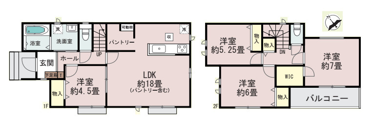 伊奈町栄4丁目220番　新築一戸建て　ハートフルタウン　A