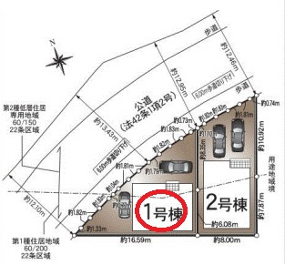 【区画図】 | クレイドルガーデン姫路市苫編第２ | 区画図