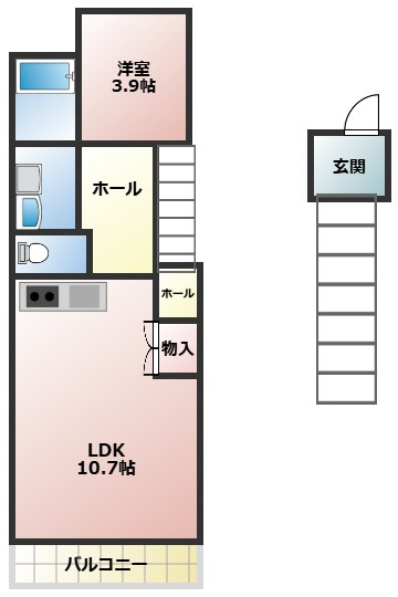 ロベリアⅡの間取り