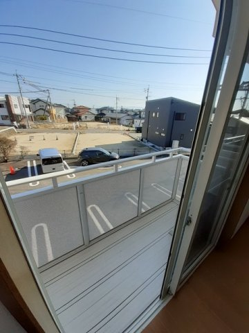 ラフィーネＩＴＯ六番館のバルコニー
