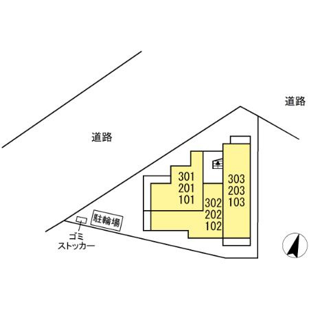 Gypsophilaの区画図