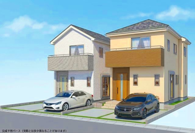 中央線 国分寺駅 16分 新築戸建 小平市上水南町2丁目の外観パース