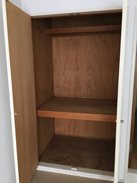 奥行きのある収納です