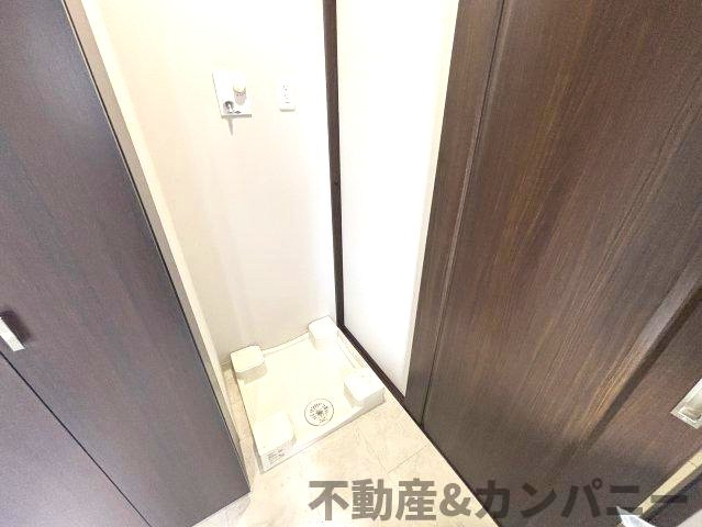クレアホームズ松山千舟町のランドリースペース|洗濯パン付きです