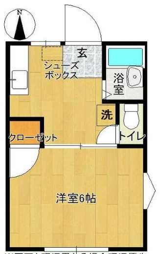 市川市国府台３丁目のアパートの間取り
