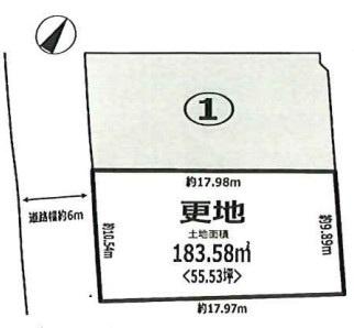【区画図】 | 鶴の里　分譲2区画2号地