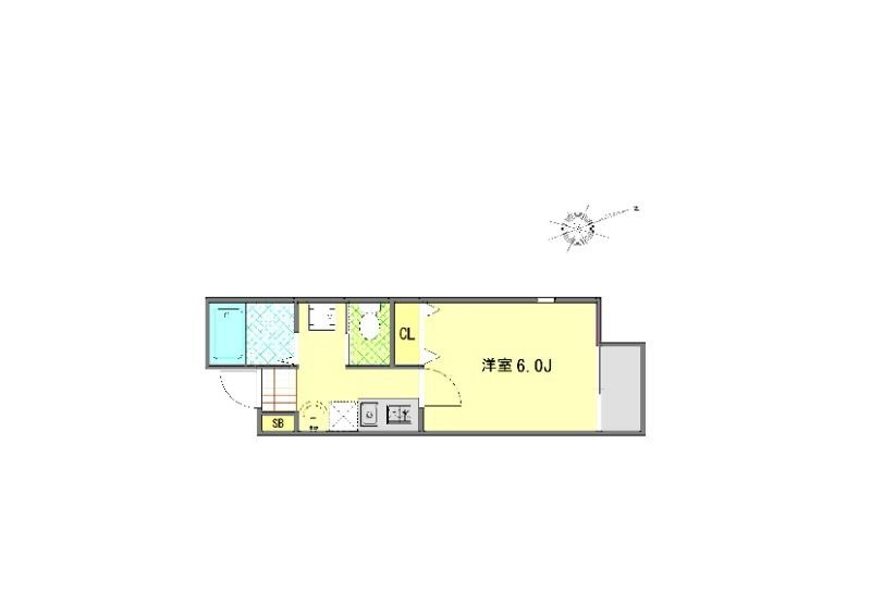 キャメル市川Ⅱの間取り