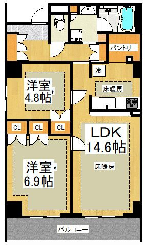 Ｅｖｅｒｇｒｅｅｎの間取り