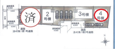 【区画図】 | クレイドルガーデン神戸市西区池上第４ | 区画図