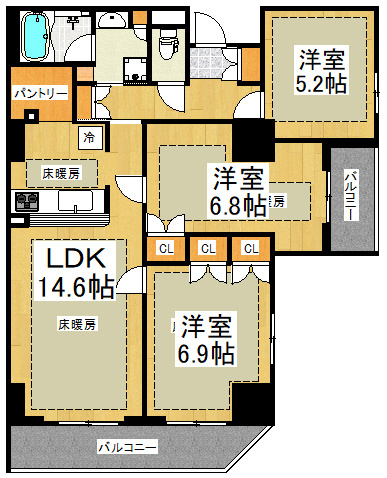 Ｅｖｅｒｇｒｅｅｎの間取り