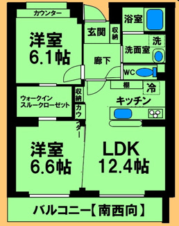 【間取り】 | パラッツォ淵野辺Ⅰ
