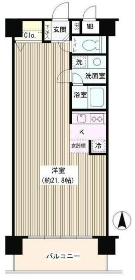 【間取り】 | コアシティ中野坂上
