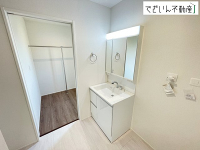 【独立洗面台】 | GRAFARE鴻巣市下忍3期　新築住宅 | ≪2号棟≫
現地(2026年7月撮影)
