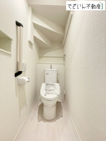 【トイレ】 | GRAFARE鴻巣市下忍3期　新築住宅 | ≪2号棟≫
現地(2026年7月撮影)