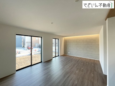 【居間・リビング】 | GRAFARE鴻巣市下忍3期　新築住宅 | ≪2号棟≫
現地(2026年7月撮影)