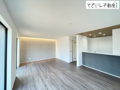 【居間・リビング】 | GRAFARE鴻巣市下忍3期　新築住宅 | ≪2号棟≫
現地(2026年7月撮影)