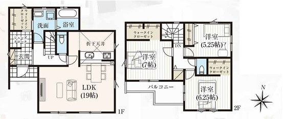 【間取り】 | GRAFARE鴻巣市下忍3期　新築住宅 | ≪2号棟≫