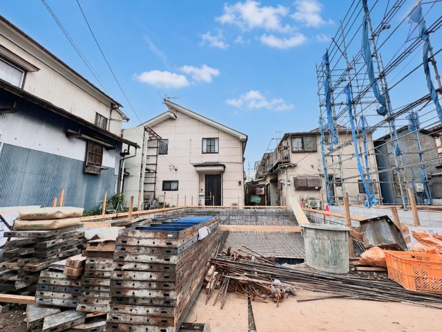 大田区羽田3丁目　新築戸建の外観|2026.07.06撮影

現地ご見学希望・資料請求などお気軽にお問い合わせ下さい！
03-5990-5201
