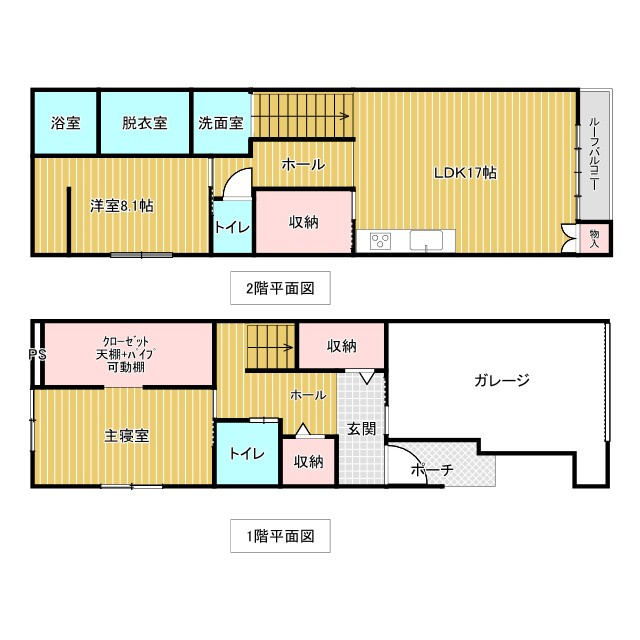小山市宮本町3丁目の間取り