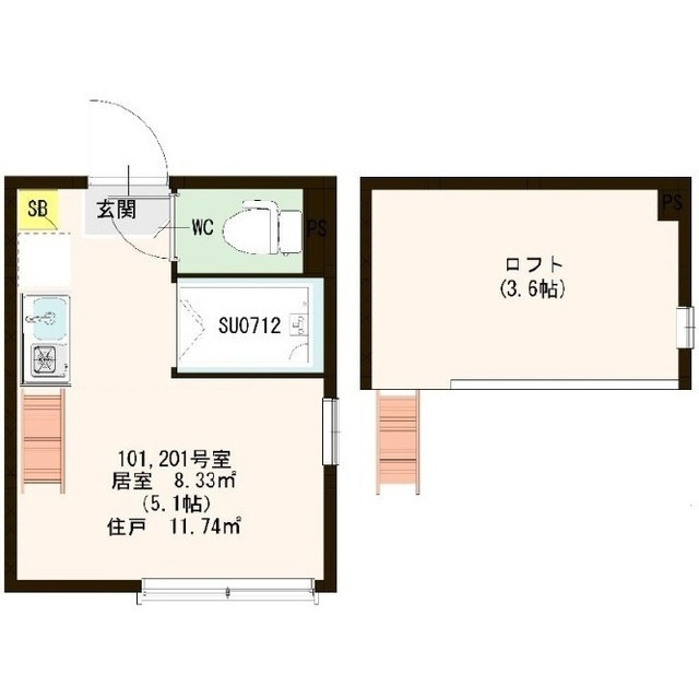 YuzHouseの間取り