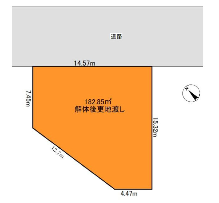 野田市七光台　売地　55坪