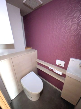 スペクトル舟津弐番館のトイレ|ゆったりとした空間のトイレです