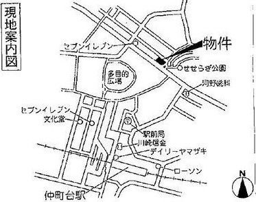パークビュー仲町台の地図| 