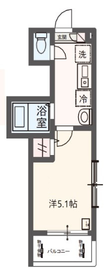 メルディア舎人の間取り