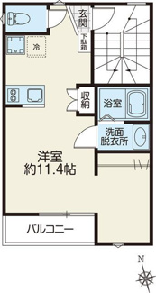 【間取り】 | フォレスト船橋本町 | 間取りです。