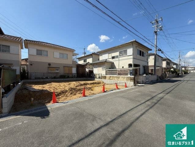 泉南郡熊取町大久保南　新築一戸建ての外観|現在建築中！落ち着いた街並みで新生活を始めることが出来そう！周辺の物件も併せてご紹介させて頂きます！