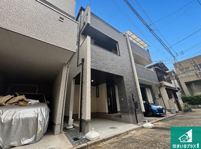 大阪市阿倍野区阪南町　新築一戸建ての外観|お客様に長く安心して住んでいだだける事にこだわった家づくり！住んでからのアフターサービスにもしっかりと取り組んでいます！