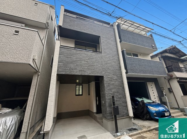 大阪市阿倍野区阪南町　新築一戸建ての外観|お客様に長く安心して住んでいだだける事にこだわった家づくり！住んでからのアフターサービスにもしっかりと取り組んでいます！