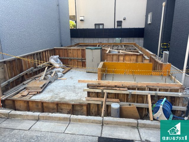 大阪市阿倍野区阪南町　新築一戸建ての外観|現在建築中！落ち着いた街並みで新生活を始めることが出来そう！周辺の物件も併せてご紹介させて頂きます！