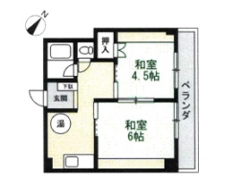 スプリングハイツ伊東の間取り