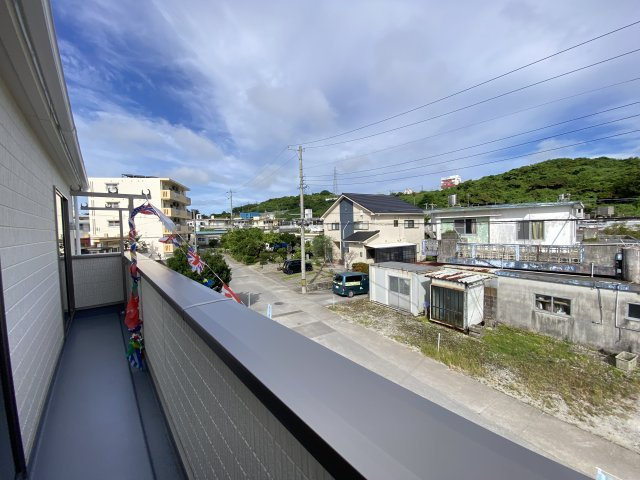 うるま市勝連南風原　第6（全2棟）ラスト2号棟のバルコニー|※同仕様写真です