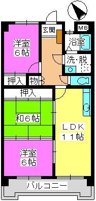 【間取り】 | さくらハイツ