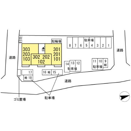 ワレアハレの区画図