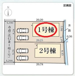 【区画図】 | リーブルガーデン大和郡山市小泉町２５期 | 区画図

