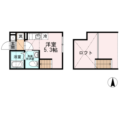 如水の間取り