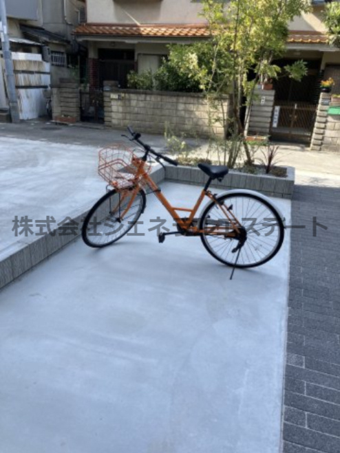 フリーディオ門真Ⅴのその他共用部分|駐輪場です