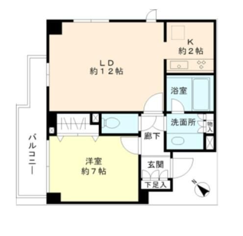 ヒューリック目黒三田の間取り