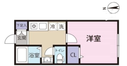 プレミアコート原木中山の間取り