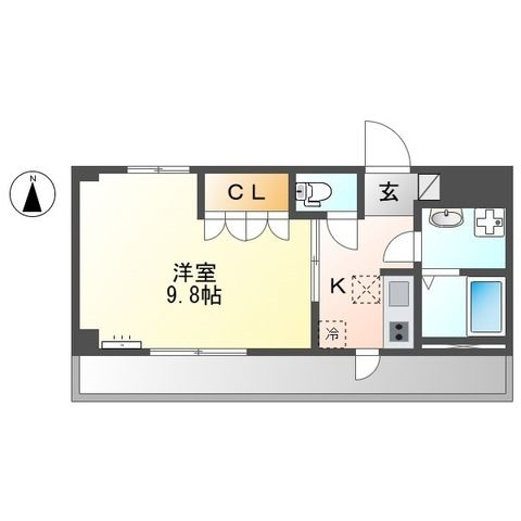 【間取り】 | ル・トォーネＫⅡ