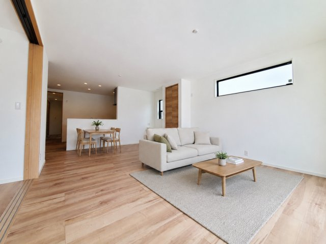 三郷市　新和2丁目　新築戸建　　全1棟の居間・リビング|施工例です