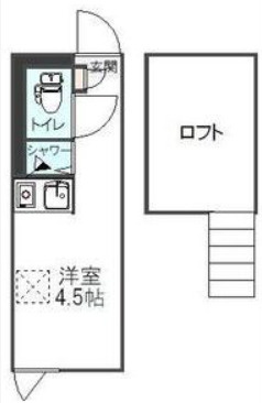 トレカーサ下赤塚の間取り